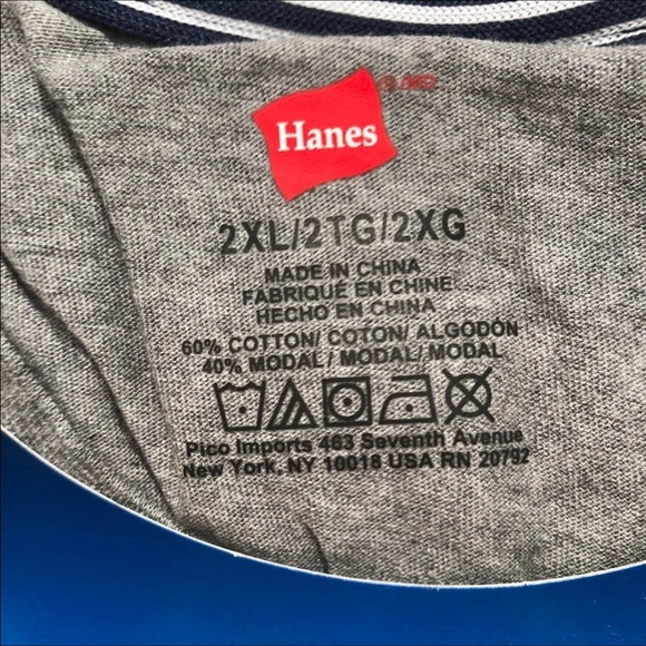 Hanes Knit Top Flannel Pants Mens Size 2XL Pajamas New With Tags Super … - Picture 9 of 9